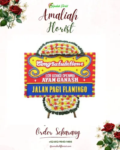 Bunga Papan Congratulation di Ngimbrang